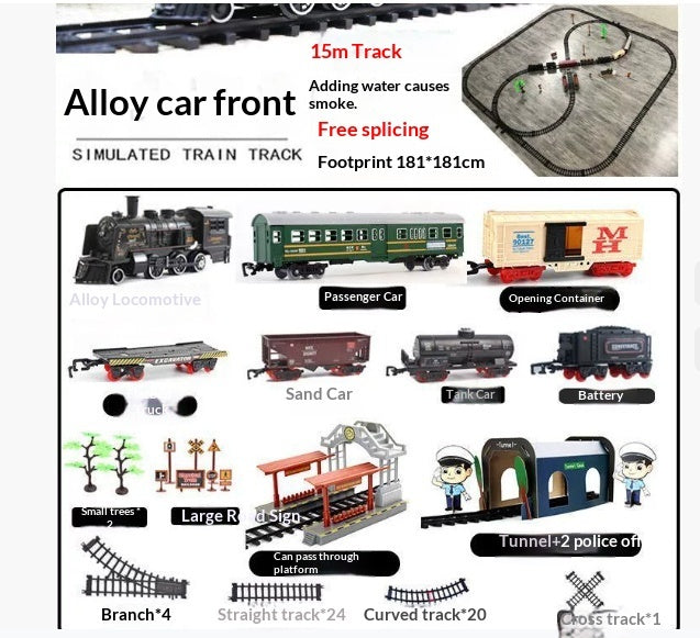 Children Boy Electric Steam Motor Car Birthday New Year Gift