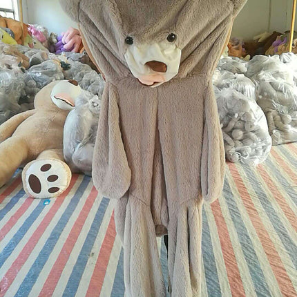 Giant Teddy Bear Plush Toy Huge  Soft Toys  Leather Shell