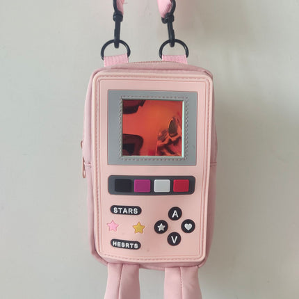 Game Console Messenger Bag Girl Cartoon Mobile Phone