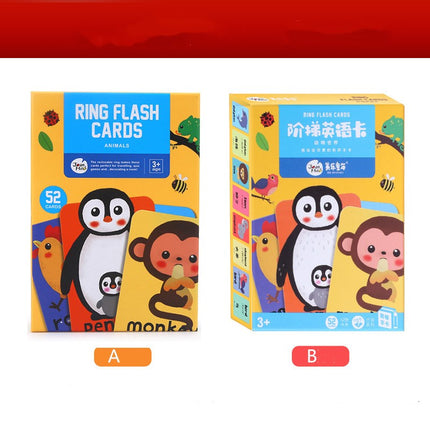 Baby Early Education Teaching Aids Puzzle Memory Card Kindergarten Word Recognition Toy