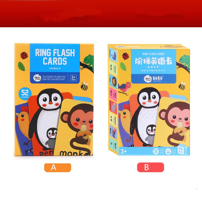 Baby Early Education Teaching Aids Puzzle Memory Card Kindergarten Word Recognition Toy