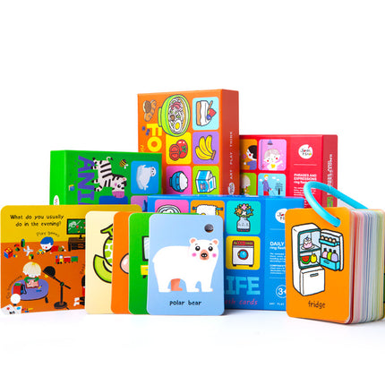 Baby Early Education Teaching Aids Puzzle Memory Card Kindergarten Word Recognition Toy