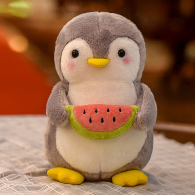 Cute Fruit Penguin Plush Toy Doll Ragdoll Birthday Gift
