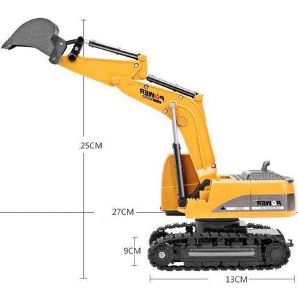 Remote control excavator