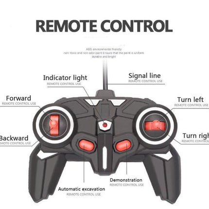 Remote control excavator