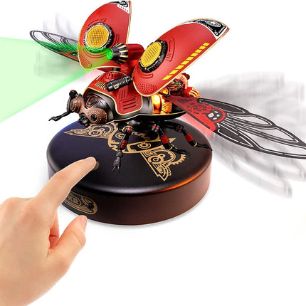 Robotime Rokr Scout Beetle Metal 3D Puzzles Games Punk Style Gift For Birthday Easy Assembly Mechanical Design DIY Toys - MI02
