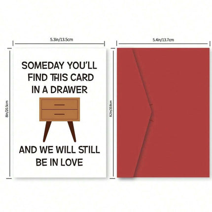 Birthday Greeting Card With Envelope Text Card