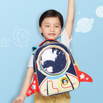Little Tail New Cartoon Cute Male Children's School Bag