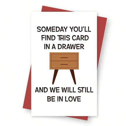 Birthday Greeting Card With Envelope Text Card