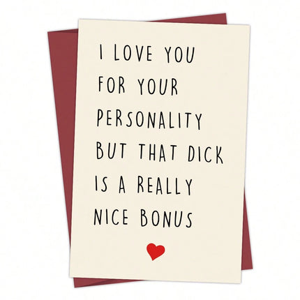 Birthday Greeting Card With Envelope Text Card