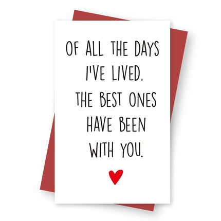 Birthday Greeting Card With Envelope Text Card