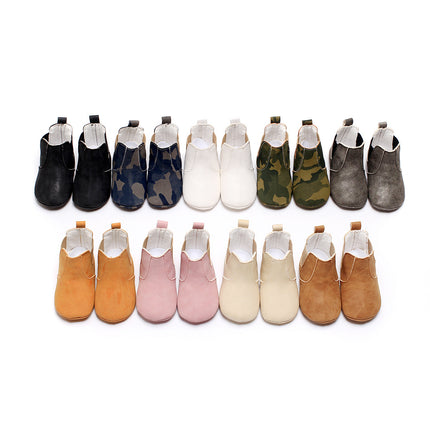 Baby Shoes Baby Xie Shoes Toddler Shoes Elastic PU Soft Shoes Children's Shoes