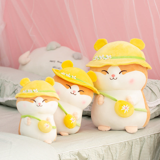 Cute Summer Hamster Doll Plush Toy Rat And Mouse Doll Girl Birthday Gift To Accompany Sleeping Couple Doll