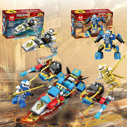 Phantom Ninja Minifigure 6 In 1 Early Education Toy