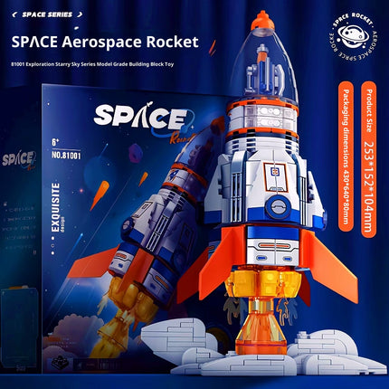 Creative Education Rocket Building Blocks Toy