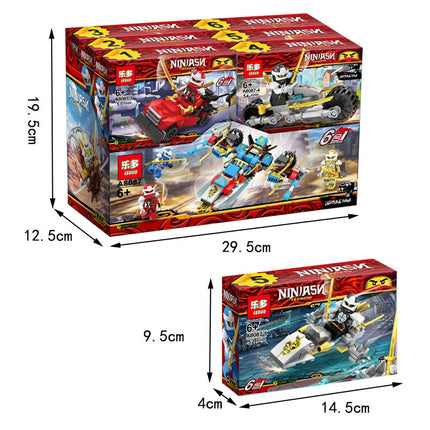 Phantom Ninja Minifigure 6 In 1 Early Education Toy