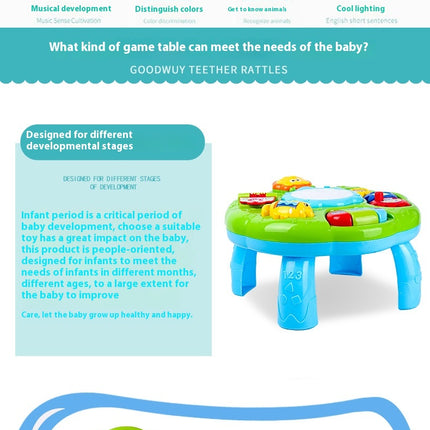 Mini Electronic Keyboard Early Childhood Education Drum Study Table Music Toy