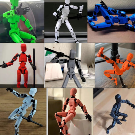 Multi-Jointed Movable Shapeshift Robot 2.0 3D Printed Mannequin Dummy Action Model Doll Toy Kid Gift
